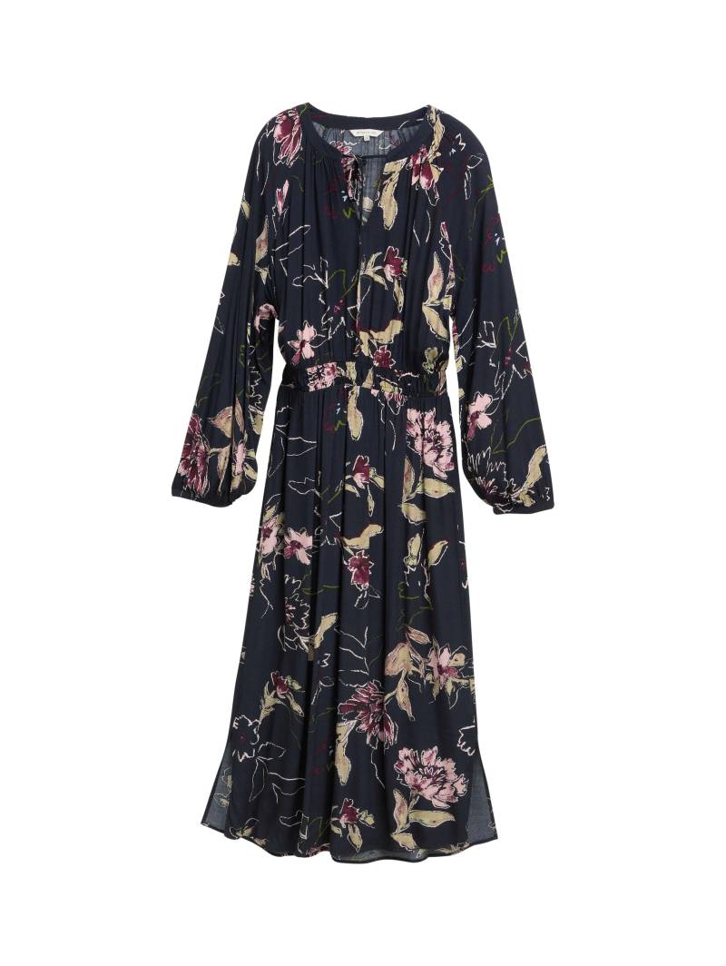 Tom Tailor - Maxi-Kleid mit Blumenmuster big flower design - Gr. - 40 von Tom Tailor