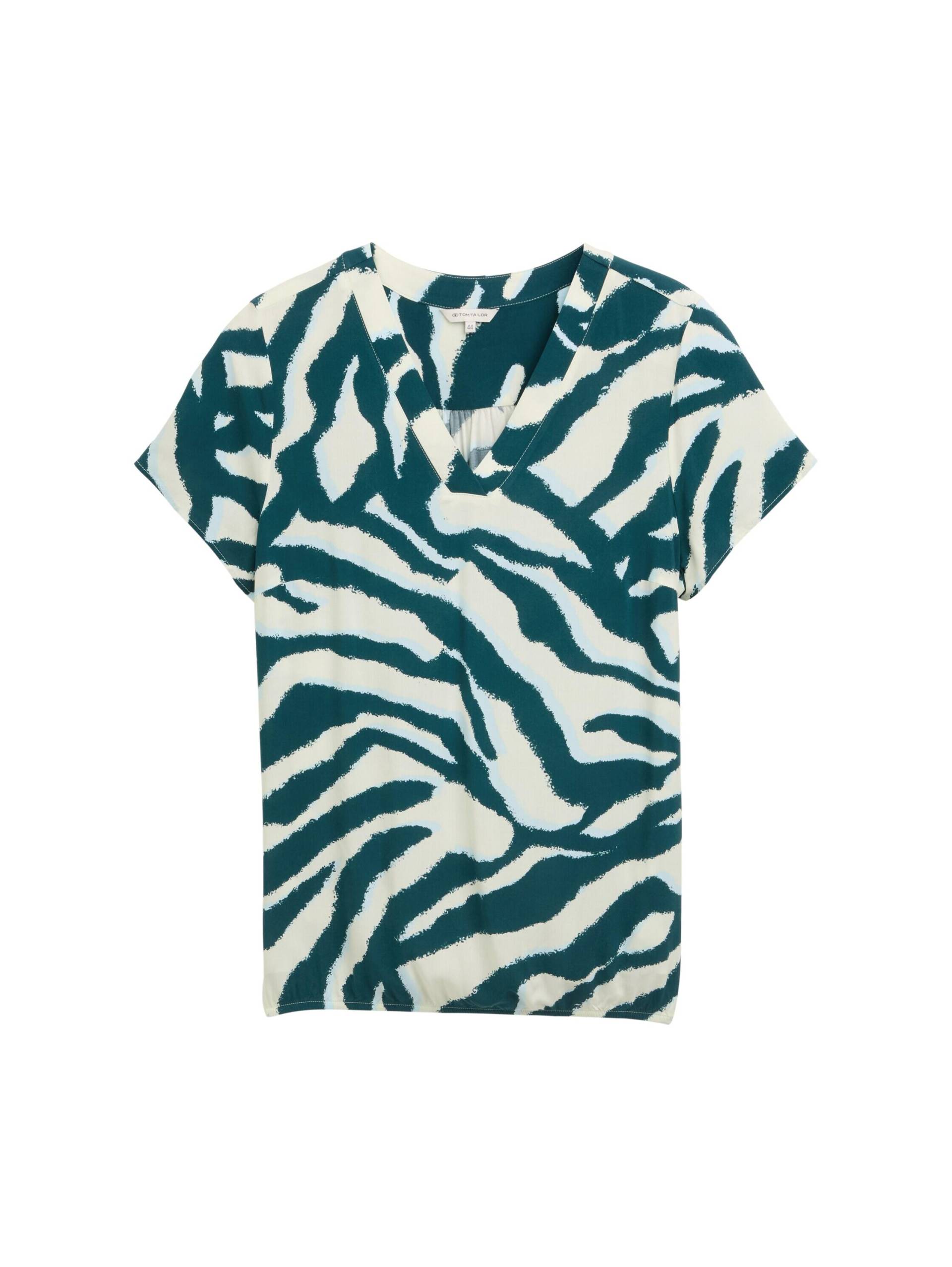 Tom Tailor - Plus Size - Bluse mit Muster - Gr. - 52 von Tom Tailor