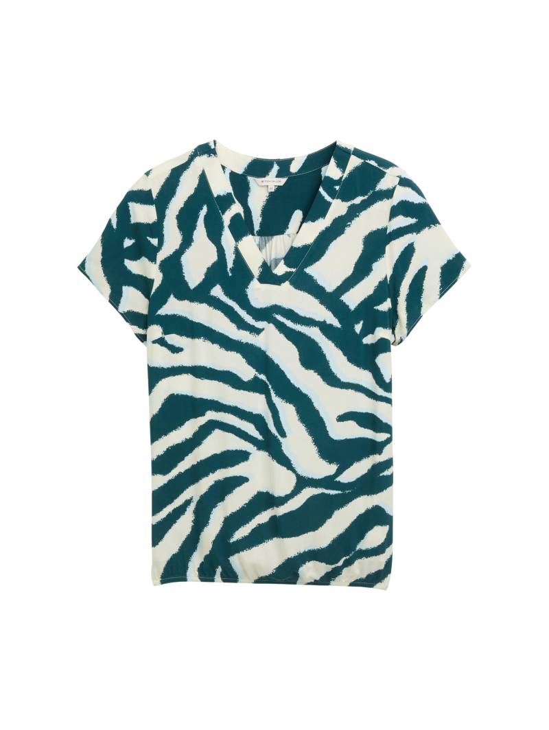 Tom Tailor - Plus Size - Bluse mit Muster - Gr. - 52 von Tom Tailor