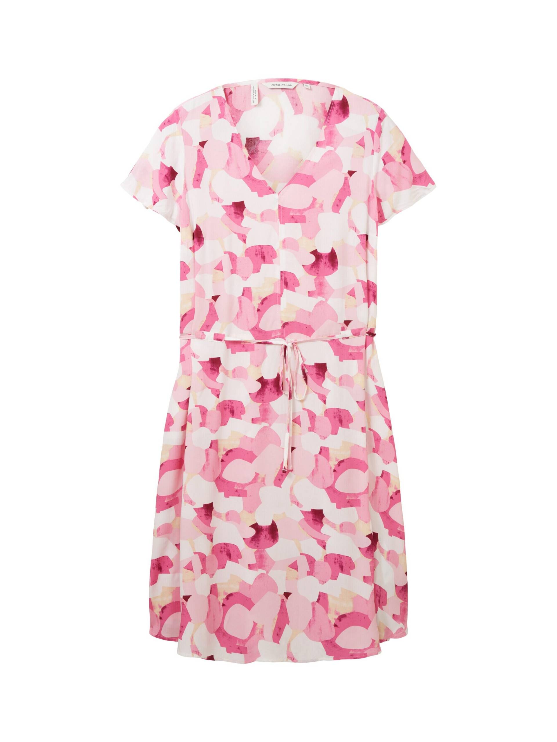 Tom Tailor - Plus Size - Gemustertes Kleid pink shapes design - Gr. - 50 von Tom Tailor