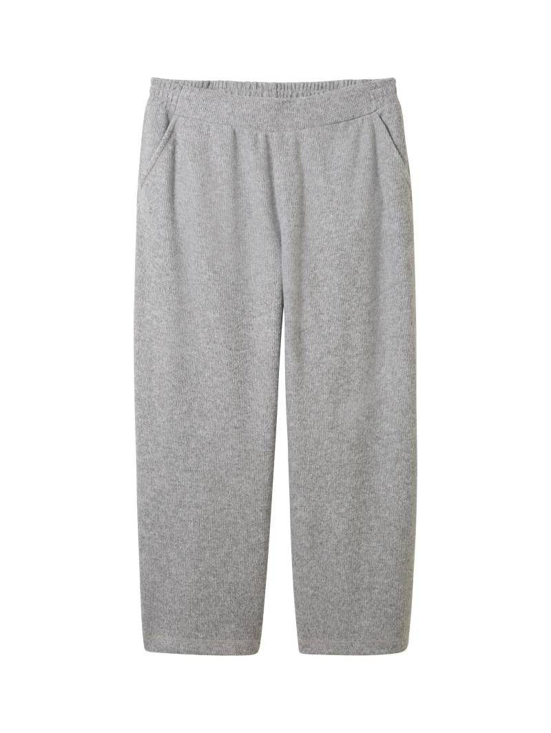 Tom Tailor - Plus Size - Loose Fit Hose concrete grey melange von Tom Tailor