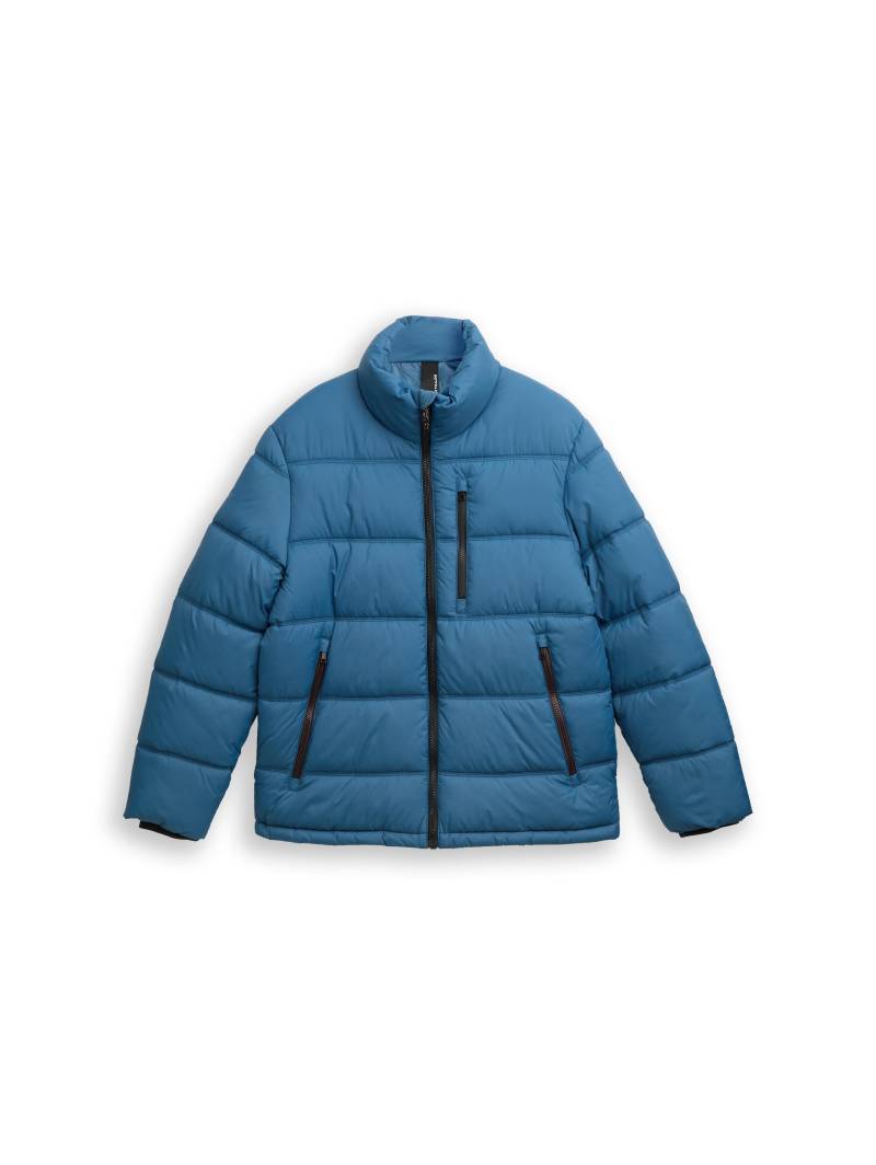 Tom Tailor - Puffer-Jacke aus wasserabweisendem Material real teal blue - Gr. - XXL von Tom Tailor