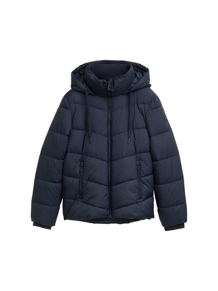 Tom Tailor - Puffer-Jacke mit Kapuze blau - Gr. - XL von Tom Tailor