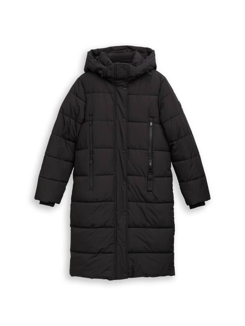 Tom Tailor - Puffer-Mantel mit abnehmbarer Kapuze deep black - Gr. - XL von Tom Tailor