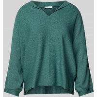 Tom Tailor Pullover mit Streifenmuster und 3/4-Arm in Bottle, Größe S von Tom Tailor