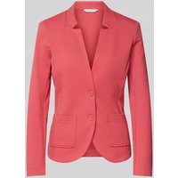 Tom Tailor Regular Fit Blazer mit Baumwoll-Anteil in Pink, Größe XXL von Tom Tailor