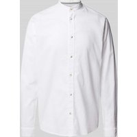 Tom Tailor Regular Fit Freizeithemd aus Leinen-Baumwoll-Mix in Weiss, Größe XXL von Tom Tailor