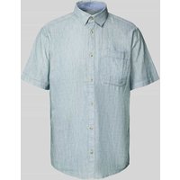 Tom Tailor Regular Fit Freizeithemd aus reiner Baumwolle in Gruen, Größe XXL von Tom Tailor