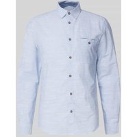 Tom Tailor Regular Fit Freizeithemd aus reiner Baumwolle in Hellblau, Größe XXL von Tom Tailor