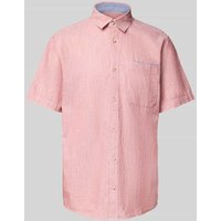 Tom Tailor Regular Fit Freizeithemd aus reiner Baumwolle in Hellrot, Größe XXXL von Tom Tailor