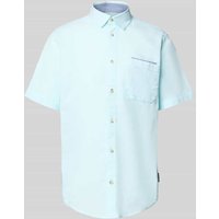 Tom Tailor Regular Fit Freizeithemd aus reiner Baumwolle in Helltuerkis, Größe XL von Tom Tailor