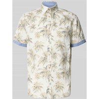Tom Tailor Regular Fit Freizeithemd aus reiner Baumwolle in Offwhite, Größe XXXL von Tom Tailor