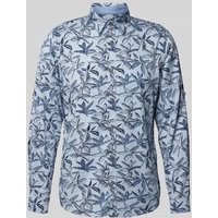 Tom Tailor Regular Fit Freizeithemd mit Allover-Muster in Blau, Größe XXL Tom Tailor Regular Fit Freizeithemd mit Allover-Muster in Blau, Größe XXL von Tom Tailor