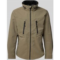 Tom Tailor Regular Fit Funktionsjacke mit wasserdichtem Material in Oliv, Größe XL von Tom Tailor