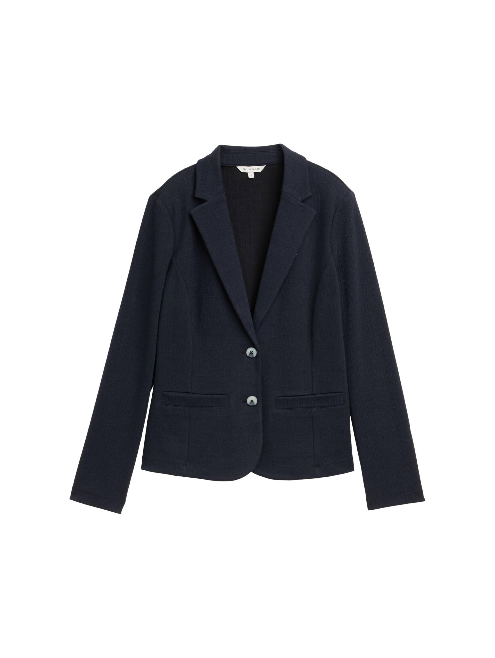 Tom Tailor - Regular Fit Jacquard Blazer - Gr. - L von Tom Tailor