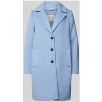 Tom Tailor Regular Fit Mantel mit recycelter Wolle in Hellblau, Größe M von Tom Tailor