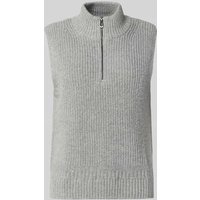 Tom Tailor Regular Fit Pullunder aus Baumwoll-Mix in Mittelgrau, Größe XXL von Tom Tailor