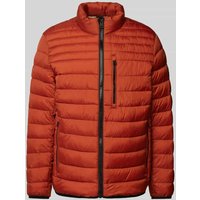 Tom Tailor Regular Fit Steppjacke mit wasserabweisender Funktion in Orange, Größe XL von Tom Tailor