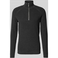 Tom Tailor Regular Fit Strick Troyer in Anthrazit, Größe XXL von Tom Tailor