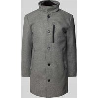 Tom Tailor Regular Fit Wollmantel mit 2-in-1-Eigenschaft und Logo-Patch in Flanell, Größe XXL von Tom Tailor