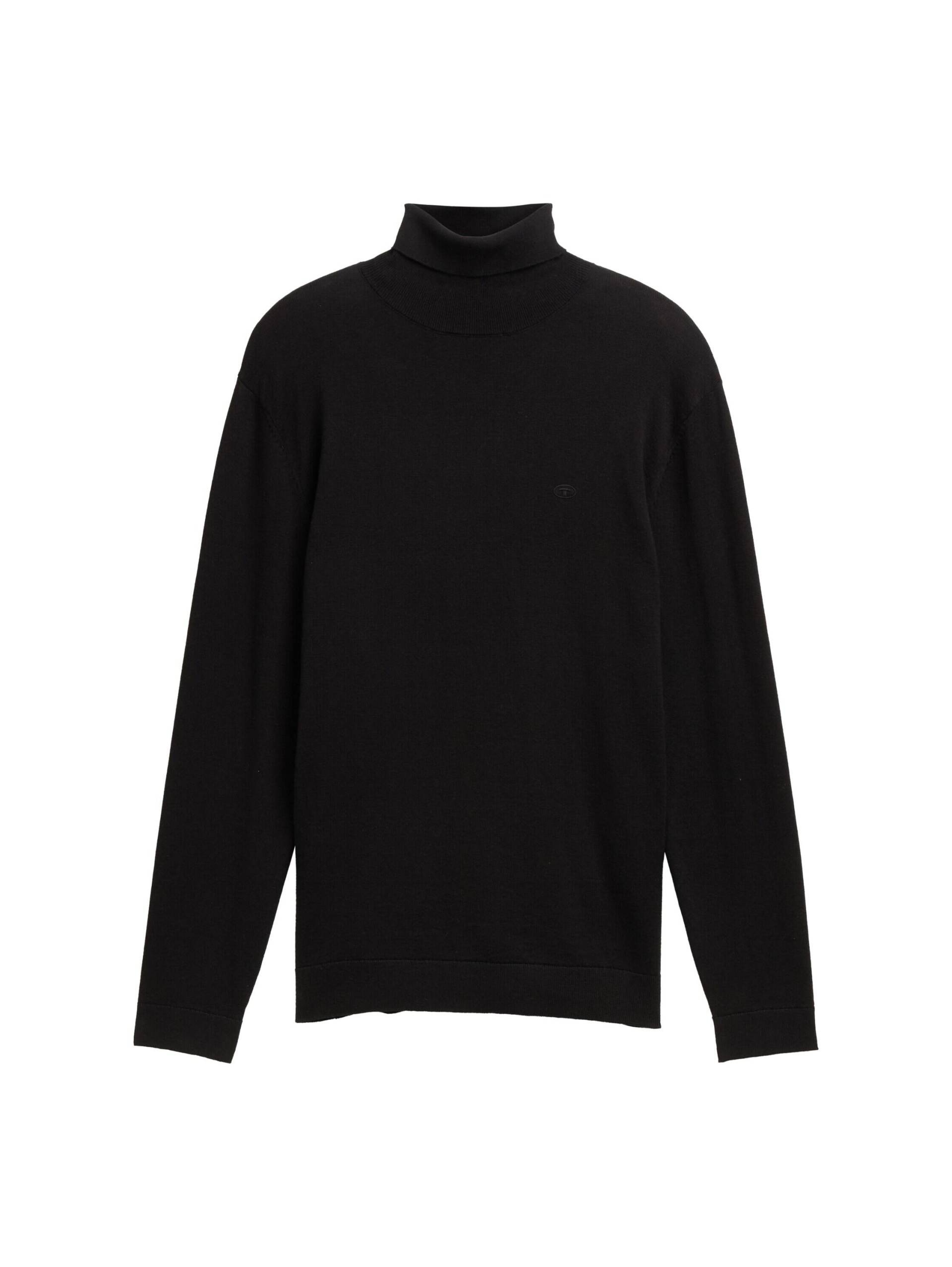 Tom Tailor - Rollkragenpullover aus Baumwolle black - Gr. - XXL von Tom Tailor