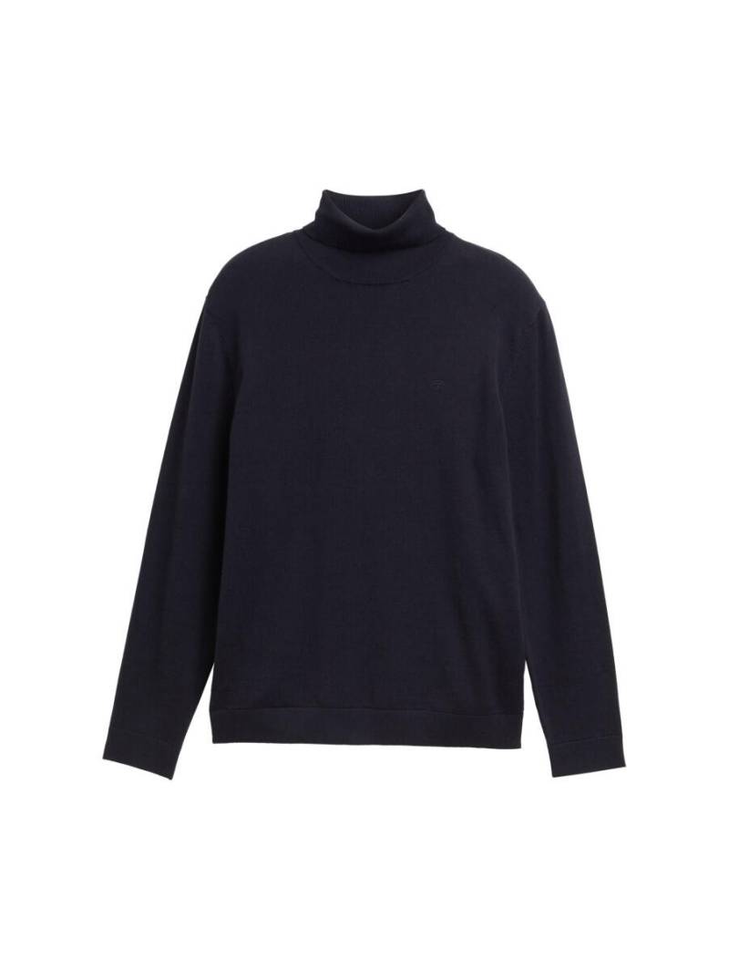 Tom Tailor - Rollkragenpullover aus Baumwolle blau - Gr. - XL von Tom Tailor
