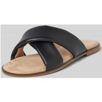 Tom Tailor Sandalette in Leder-Optik in Black, Größe 37 von Tom Tailor