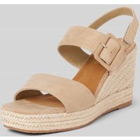 Tom Tailor Sandalette mit Keilabsatz in Beige, Größe 37 von Tom Tailor