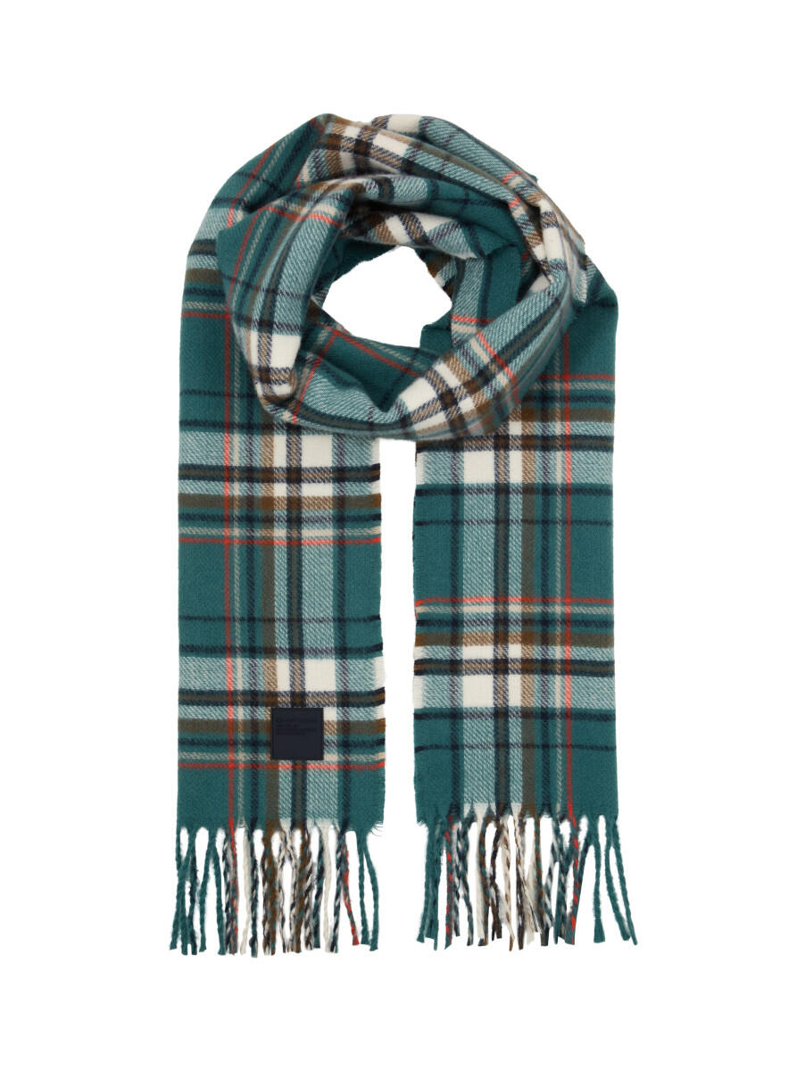 Tom Tailor - Schal mit Fransen grün - Gr. - ONE SIZE von Tom Tailor