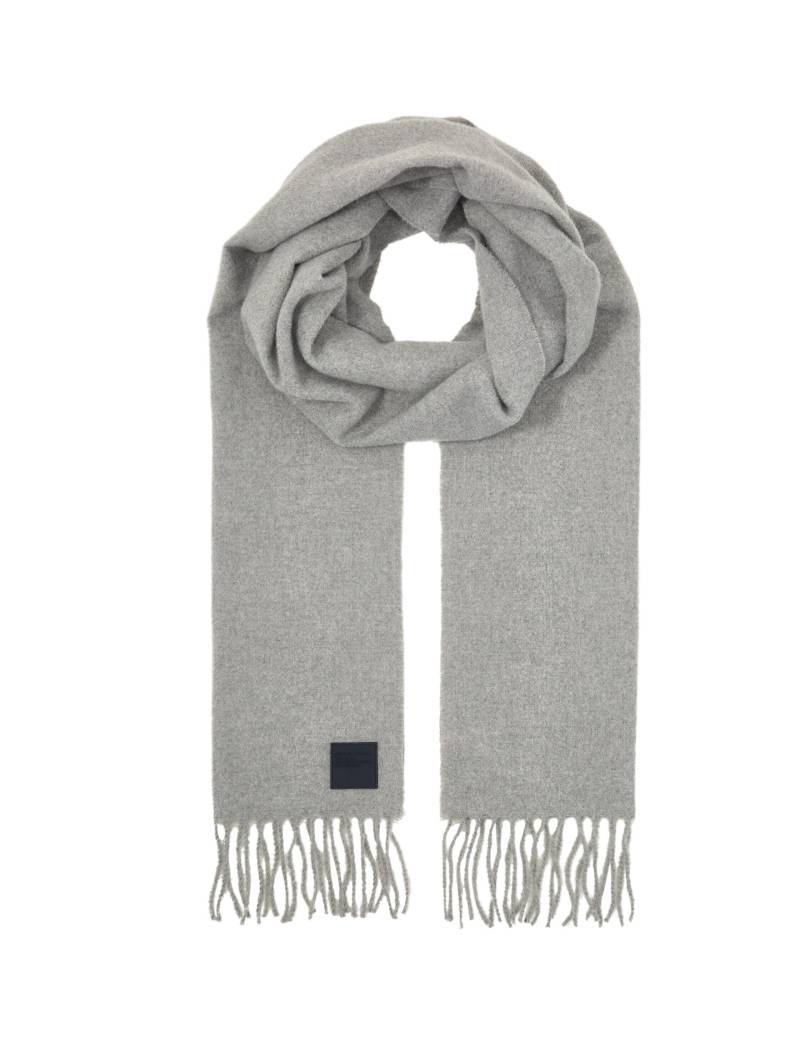 Tom Tailor - Schal mit Fransen light soft grey melange - Gr. - OS von Tom Tailor