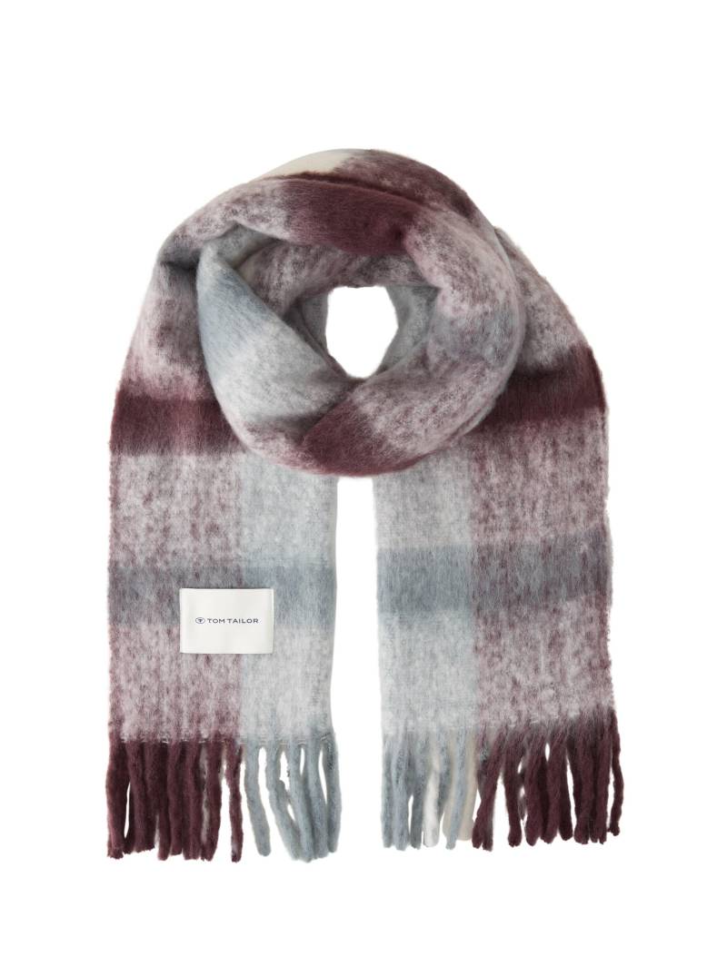Tom Tailor - Schal mit Karomuster multicolor check - Gr. - OS von Tom Tailor