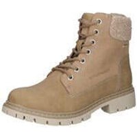 Tom Tailor Schnür Boots Damen beige von Tom Tailor