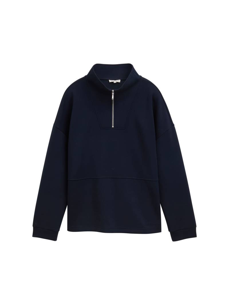 Tom Tailor - Scuba Troyer Sweatshirt - Gr. - L von Tom Tailor