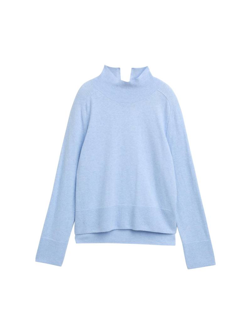 Tom Tailor - Strickpullover mit Kaschmir-Anteil light fjord blue melange - Gr. - XXXL von Tom Tailor