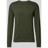 Tom Tailor Strickpullover mit Label-Stitching Modell 'BASIC' in Oliv, Größe XXL von Tom Tailor
