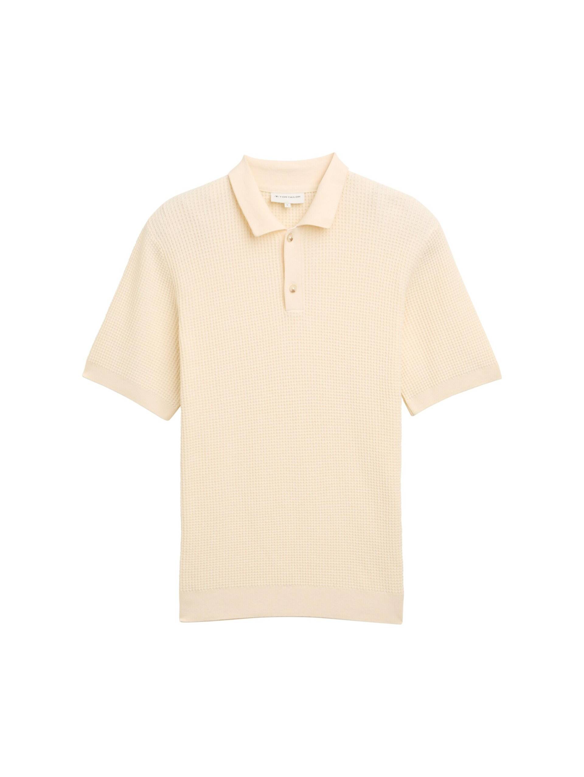 Tom Tailor - Strickpullover mit Polokragen soft buttercream - Gr. - XL von Tom Tailor