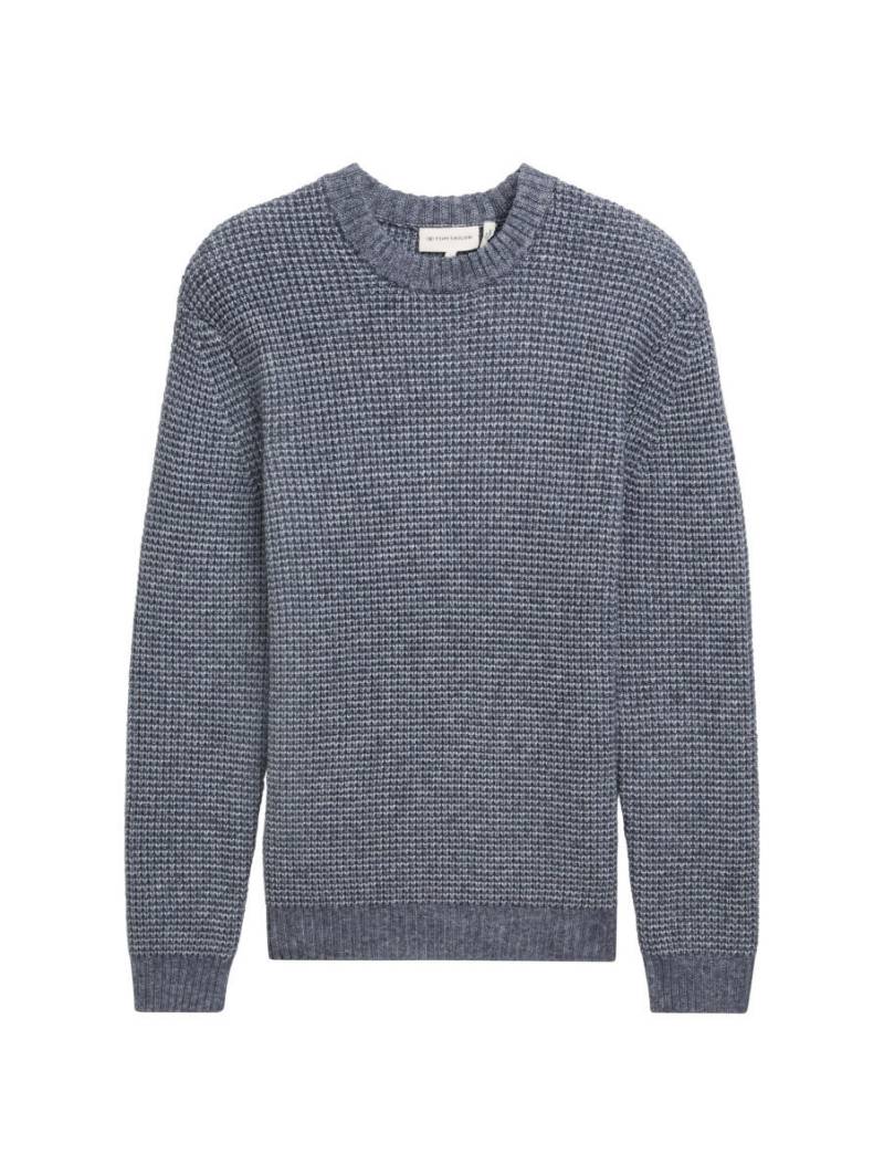 Tom Tailor - Strickpullover mit Struktur blau - Gr. - XXL von Tom Tailor