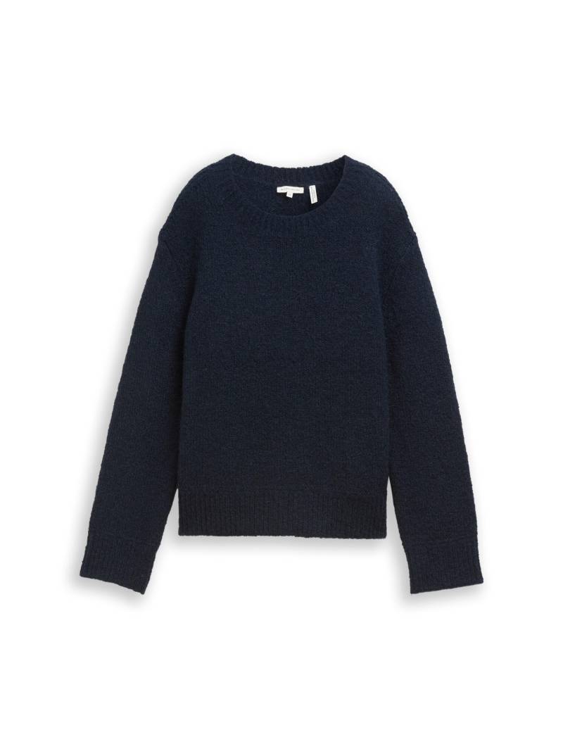 Tom Tailor - Strickpullover mit Wollanteil sky captain blue - Gr. - XXL von Tom Tailor