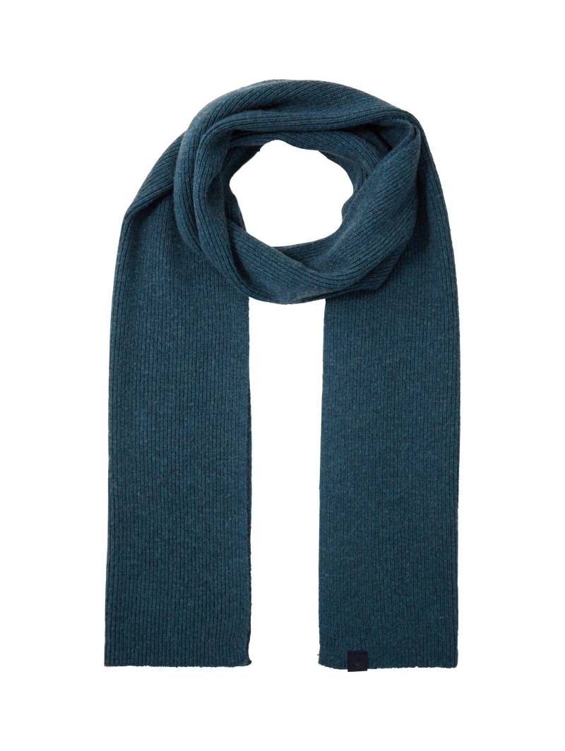 Tom Tailor - Strickschal mit Wollanteil real teal blue melange - Gr. - OS von Tom Tailor