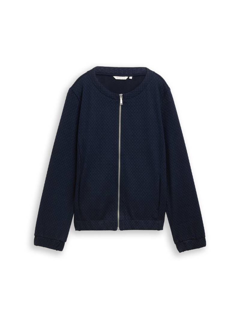 Tom Tailor - Sweatjacke mit Eingriffstaschen sky captain blue - Gr. - L von Tom Tailor