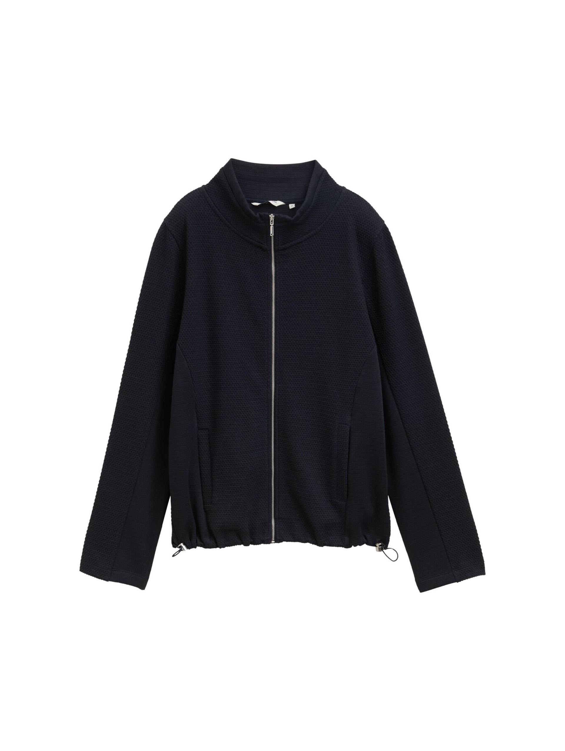 Tom Tailor - Sweatjacke mit Stehkragen - Gr. - XXL von Tom Tailor