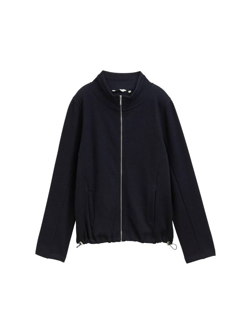 Tom Tailor - Sweatjacke mit Stehkragen - Gr. - XXL von Tom Tailor