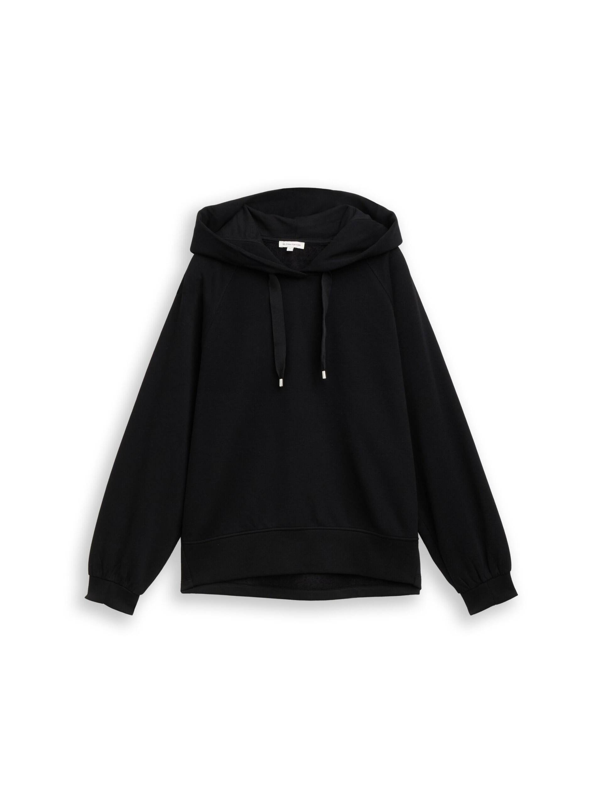 Tom Tailor - Sweatshirt aus Fleece deep black - Gr. - S von Tom Tailor