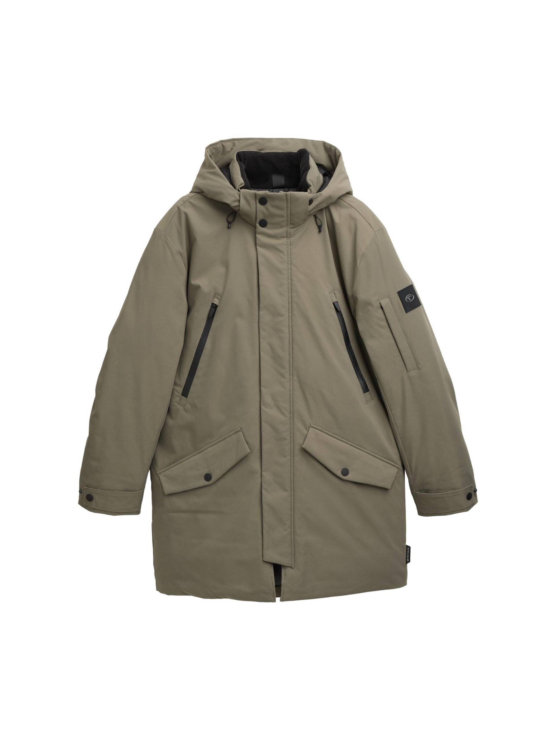 Tom Tailor - TT.PRO.TECH Parka mit abnehmbarer Kapuze smokey olive green - Gr. - XL von Tom Tailor