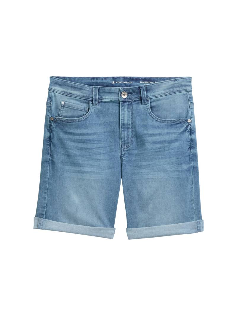Tom Tailor - TTALEXA SLIM BERMUDA Jeans Shorts light stone wash denim - Gr. - 33 von Tom Tailor