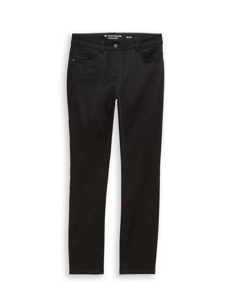 Tom Tailor - TTEDDA SLIM Hose deep black - Gr. - 40/32 von Tom Tailor