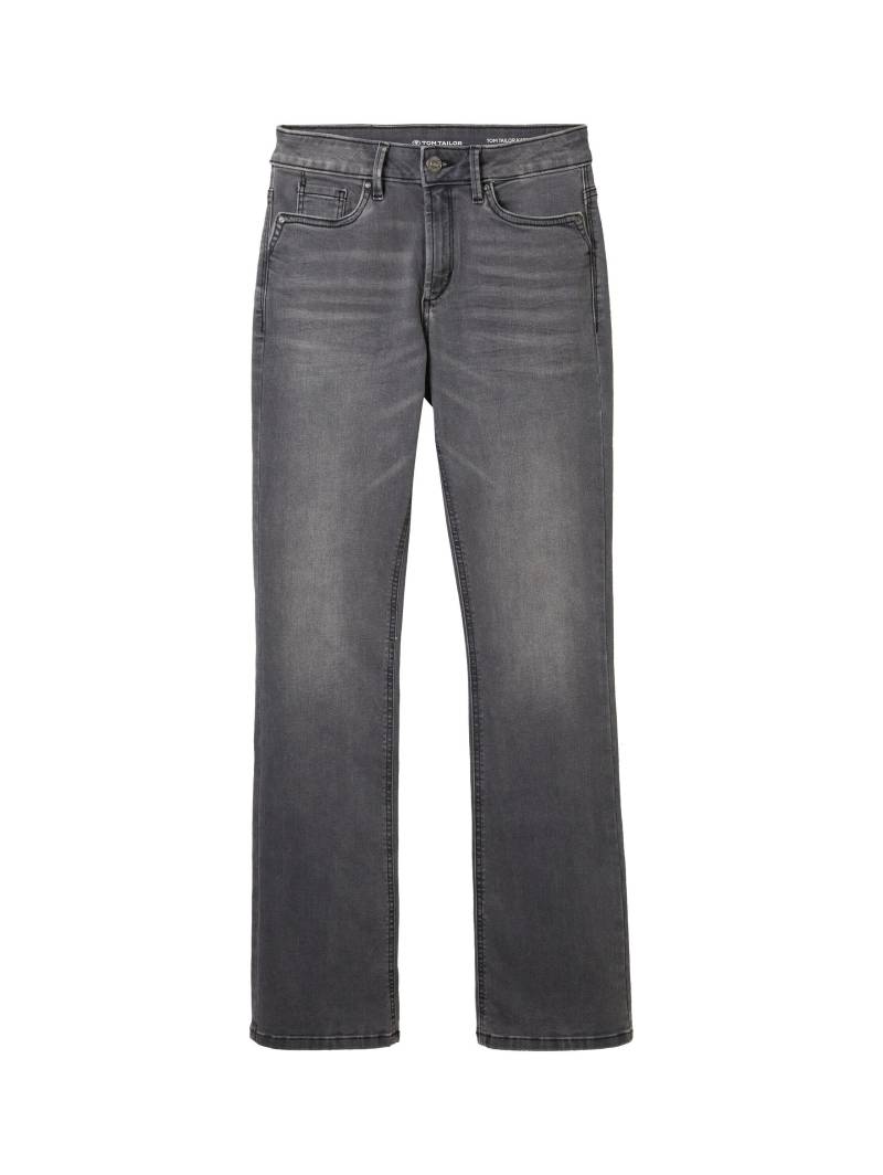 Tom Tailor - TTKATE Narrow Bootcut Jeans stone grey denim - Gr. - 26/32 von Tom Tailor
