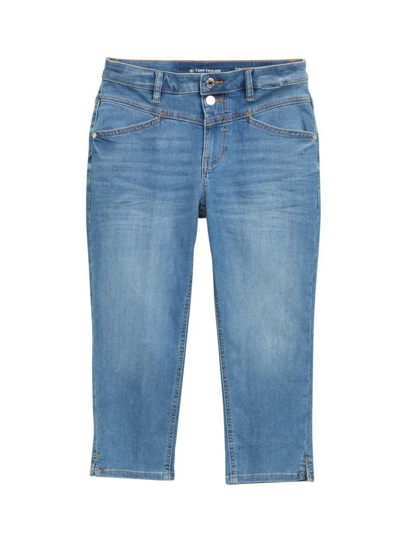 Tom Tailor - TTKATE SLIM CAPRI Jeans light stone wash denim - Gr. - 29 von Tom Tailor