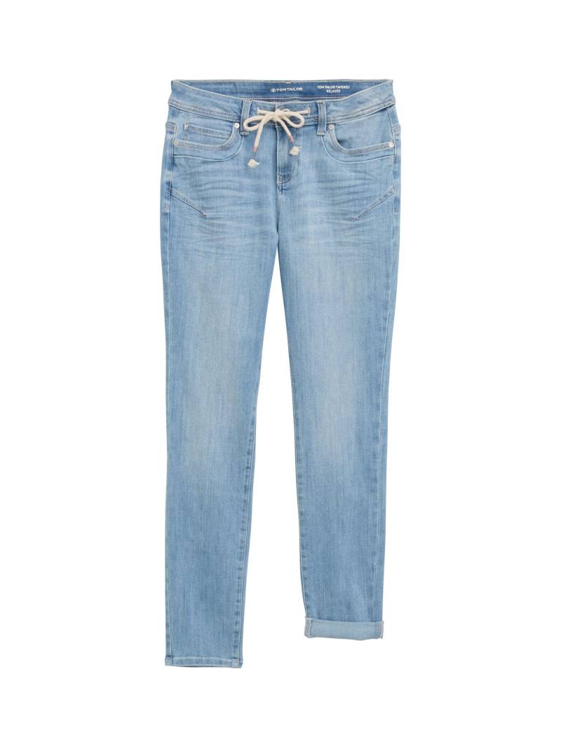 Tom Tailor - TTMAYA TAPERED Jeans clean bleached blue denim - Gr. - 28/32 von Tom Tailor