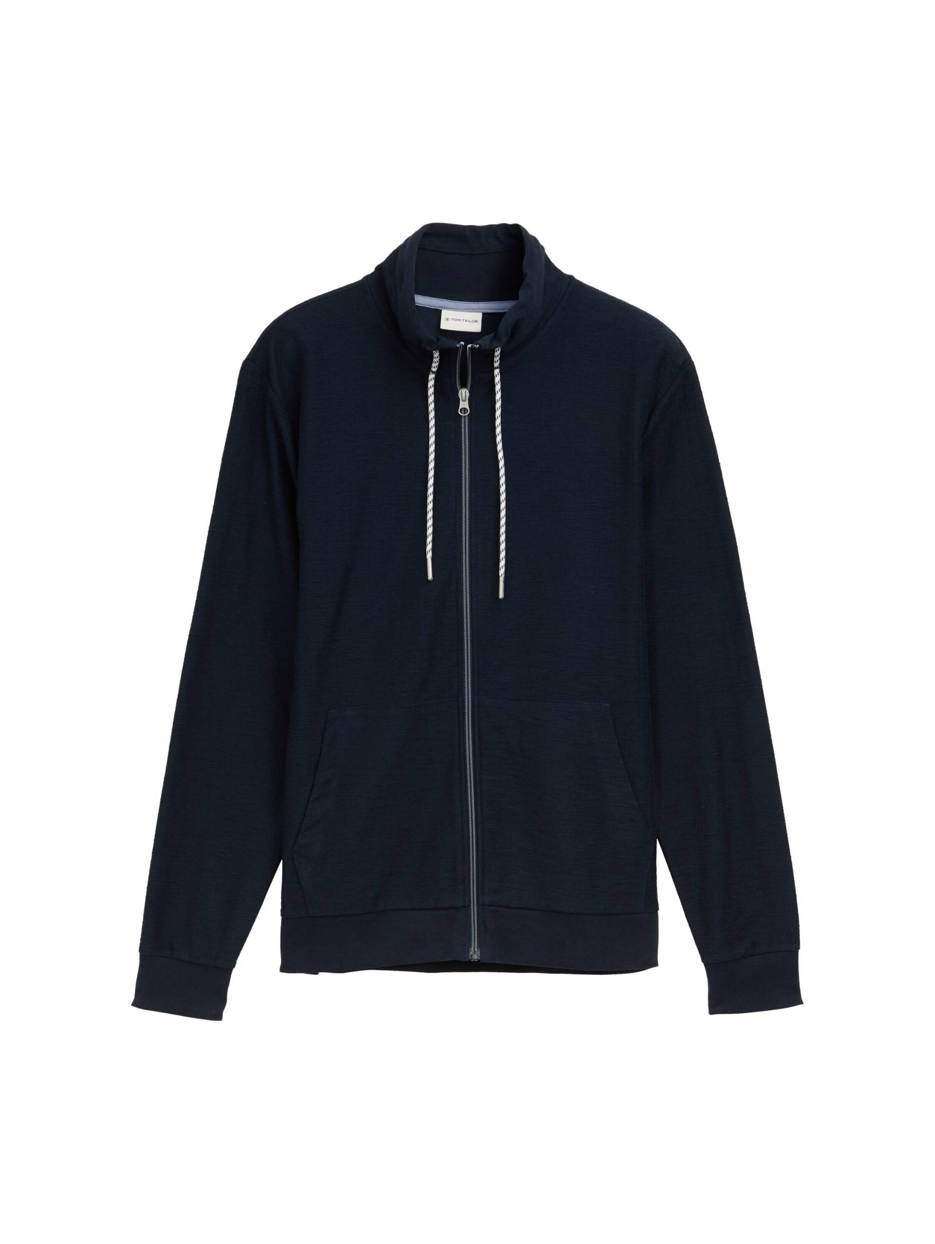 Tom Tailor - Ultralight Sweatjacke mit Stehkragen sky captain blue - Gr. - L von Tom Tailor